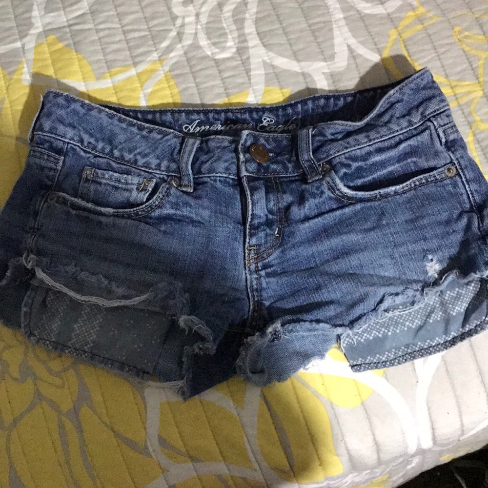 American Eagle Cut-off Denim Shorts
